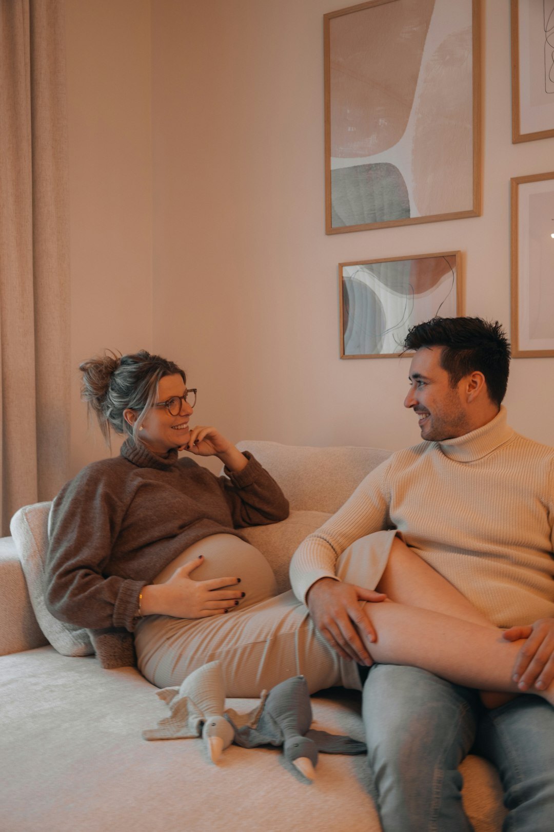 family in danish suburb