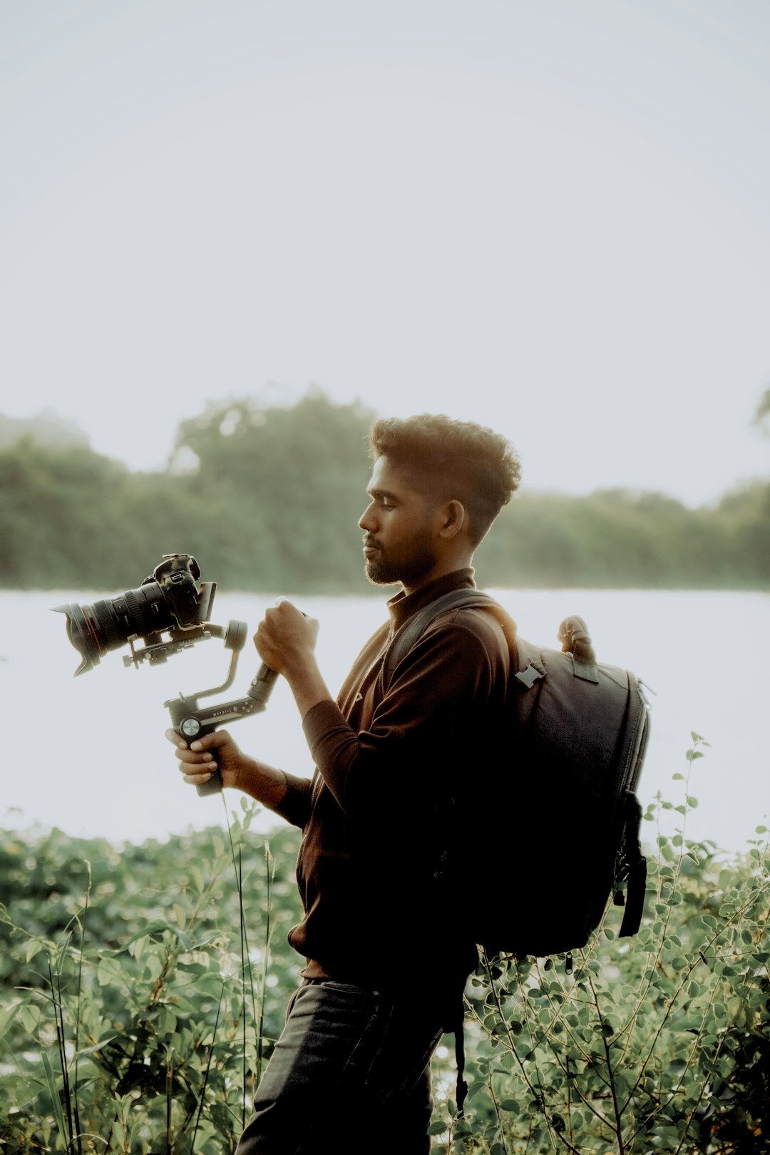 Studio portrait of a Danish male videographer